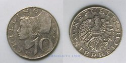 Austria 10 Groschen 1976