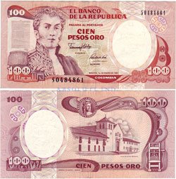 Billete 100 Pesos 1985
