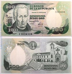 Billete 200 Pesos 1992