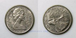 Canada 25 centavos 1978