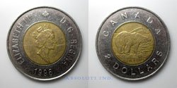 Canada 2 Dolares 1996