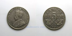 Canada 5 centavos 1934