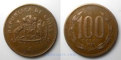 Chile 100 Pesos 1987