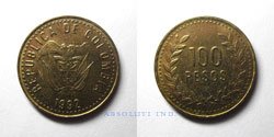 100 Pesos 1992 