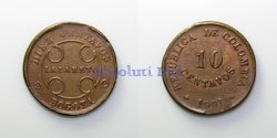 Lazareto 10 centavos 1901