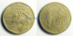 10 Pesos 1988