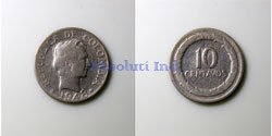 Colombia 10 cent 1947 B