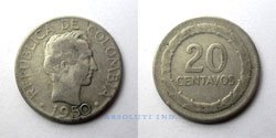 20 centavos 1950