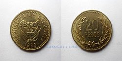 20 Pesos 1989