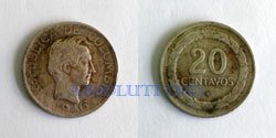 20 centavos 1946B