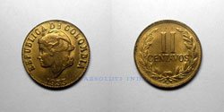 2 centavos 1955