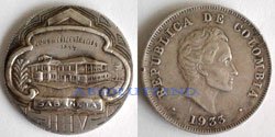 Moneda Colombia Campo de Concentraciòn 1944
