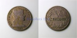 5 centavos 1922