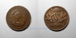 5 centavos 1957