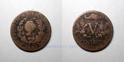 5 centavos 1961
