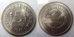 5 Pesos 1971
