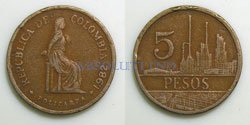 Colombia 5 pesos 1982
