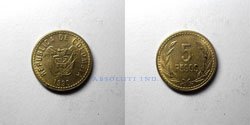 5 Pesos 1990