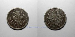 Lazareto 2 centavos 1921