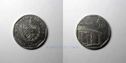 Cuba 5 centavos 1998
