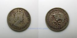 Chipre 25 Mils 1955