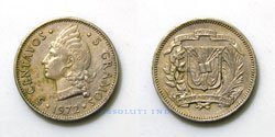 Republica Dominicana 5 centavos 1972