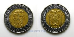 Ecuador 1000 Sucre 1996