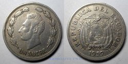 Ecuador 1 Sucre 1959