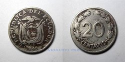 Ecuador 20 centavos 1946