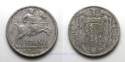 Espa&ntilde;a 10 centavos 1945 