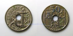 Espa&ntilde;a 10 centimos 1949