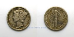 Estados Unidos 10 centavos 1942