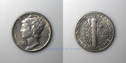 Estados Unidos 10 centavos 1945