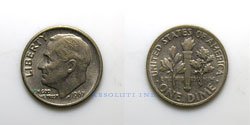 Estados Unidos 10 centavos 1967