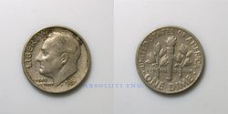 Estados Unidos 10 centavos 1968