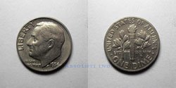 Estados Unidos 10 centavos 1973