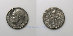Estados Unidos 10 centavos 1994D