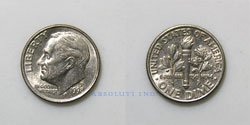 Estados Unidos 10 centavos 1998P