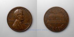 Estados Unidos 1 centavo 1962D