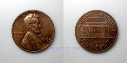 Estados Unidos 1 centavo 1968