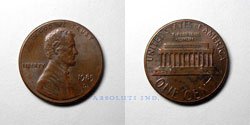Estados Unidos 1 centavo - Penny 1985 D