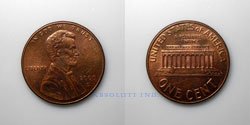 Estados Unidos 1 centavo 2008D