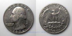 Estados Unidos 1/4 de Dolar 1972D