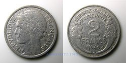 Francia 2 Francos 1949