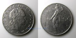 Italia 50 Liras 1955