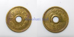Jap&oacute;n 5 Yenes 1949