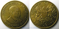 Kenia 10 centavos 1990