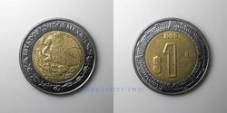 Mexico 1 Peso 1999