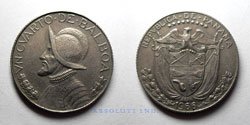Panama 1/4 de Balboa 1966