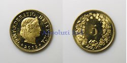 Suiza 5 Rappen 2009